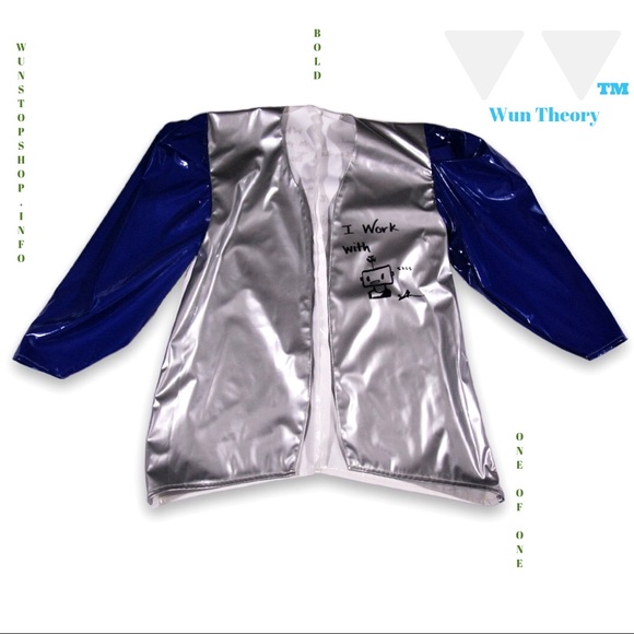Tri-color Latex Jacke by Blake A-L Boyd - Picture 1 of 3